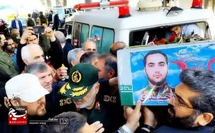 مراسم بدرقه و تشییع پیکر شهیدان مدافع حرم &laquo;میلاد حیدری&raquo; و &laquo;مقداد مهقانی&raquo; برگزار شد