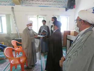 برگزاری مراسم تکریم و معارفه مسئول نمایندگی ولی فقیه در سپاه ناحیه مهدیشهر