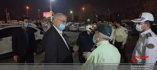 بازدید شبانه فرماندار اهواز و فرماندهی انتظامی استان خوزستان از محل اسکان مسافران&zwnj;نوروزی