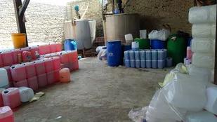کشف کارگاه تولید مواد شوینده و ضدعفونی کننده غیر بهداشتی در شهرری