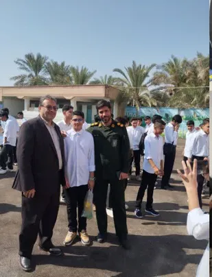 آیین خیرمقدم واستقبال از دانش آموزان شهرستان شادگان