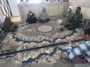 دیدار از خانواده شهید روحانی عیسی سالاری