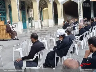 سوگواری صبح هشتم محرم در مصلی شهرکرد