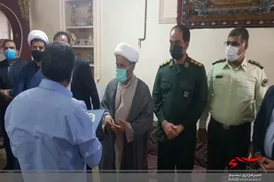 دیدار مسئولان شهرستان هامون با خانواده شهید مطهری نژاد