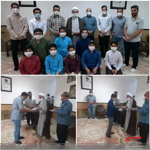 تقدیر امام جمعه اسفراین از دست اندرکاران گروه سرود شهید توفیقیان در ساخت نماهنگ حیدری ام
