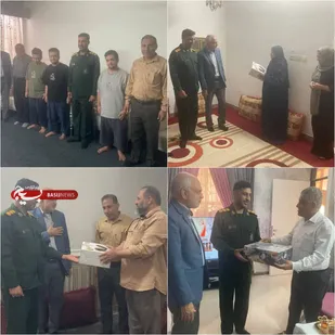 دیدار با ۱۲ خانواده شهید و جانباز در شهرستان بستک
