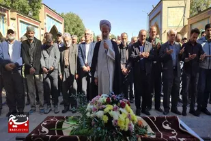 تشییع و خاکسپاری مادر شهید &laquo;چناری&raquo; در صالح آباد
