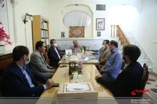 مدیر روابط عمومی سپاه قم  از دفاتر خبرگزاری ها و اصحاب رسانه استان بازدید کرد