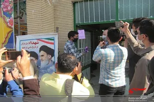 زنگ ایثار و مقاومت در مدرسه در مدرسه شاهد صاحب الزمان (عج) کاشمر نواخته شد