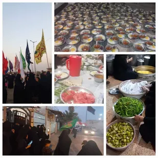 خدمت به زائران امام حسین (ع)/ پذیرایی پایگاه ام&zwnj;ابیها آبادان از پرچم داران رامشیر