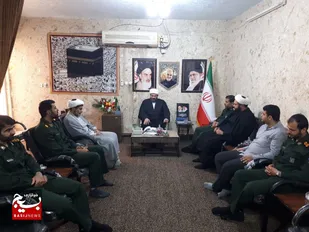 دیدار با امام جمعه گتوند  به مناسبت هفته عقیدتی سیاسی