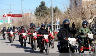 رژه موتوری به یاد سردار شهید سلیمانی در بجنورد