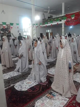 برگزاری جشن تکلیف دانش آموزان دختر دهستان قره پشتلو