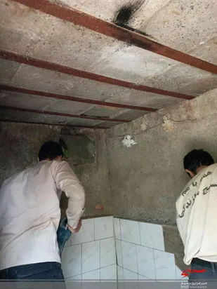مرمت و بازسازی خانه محروم توسط جهادگران در روستای ایپک در شهرستان اشتهارد انجام شد