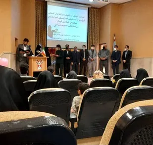 تجلیل از خواهربسیجی خانم کبری غیاثی ایلامی نایب رئيس جدید فدراسیون تیراندازی