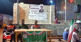برگزاری میز خدمت جهادی اداره راهداری هندیجان درهفته دولت