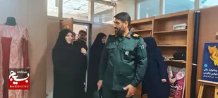 بازدید فرمانده سپاه لرستان از دبیرخانه نخستین جشنواره مد و لباس اسلامی&ndash;ایرانی &laquo;خرم&zwnj;دخت&raquo;