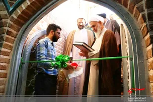 آیین رونمایی از سرداب امامزاده حسین(ع) قزوین از دوربین بسیج&nbsp;