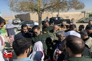 بازدید فرمانده سپاه استان همدان از اردوی جهادی بسیجیان حوزه اصناف