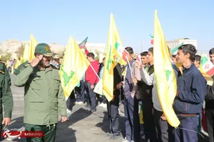 صبحگاه مشترک دانش&zwnj;آموزان بسیجی استان مرکزی برگزار شد