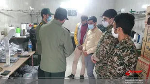 کارگاه تولید جوراب در حاجی اباد افتتاح شد