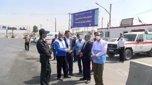 غربالگری مسافران در مبادی ورودی چهارمحال و بختیاری
