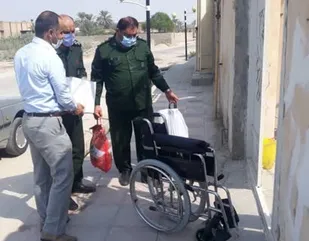 دیدار از خانواده های شهدا و محروم روستایی در شادگان