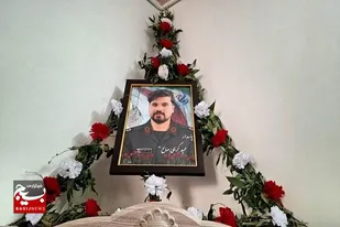 ابلاغ پیام رهبری به خانواده شهید کریمی صالح