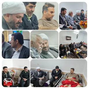 دیدار مسئولین با سرگرد اکبری&zwnj;نیا به مناسبت ولادت حضرت ابوالفضل العباس (ع) و روز جانباز در گتوند