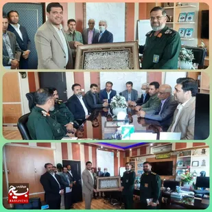 دیدار مدیرعامل شرکت آبفای سیستان و بلوچستان با فرمانده سپاه سلمان استان