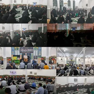 برگزاری مراسم گرامیداشت رئیس جمهور و همراهان شهیدش در شهر صفی آباد