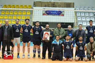 تیم والیبال پایگاه مقاومت شهید قلیزاده قهرمان المپیاد ورزشی رامسر شد