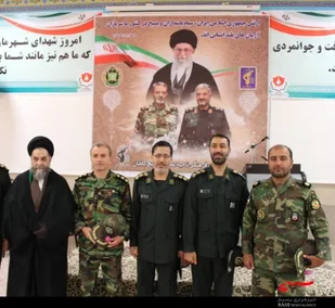 همایش مشترک وحدت ارتش و سپاه در گلزار شهدای شهرستان کاشاان