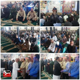 یادواره اربعین شهدای جنگ تحمیلی ۱۲ روزه در نیمروز برگزار شد