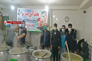 پخت ۶ تن آش و توزیع در بین اقشار ضعیف به یاد سردار دل&zwnj;ها