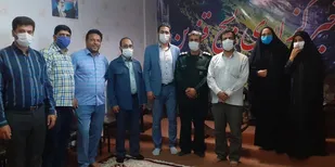 بازدید معاون اجرایی، معاون روابط عمومی و مسئول بسیج رسانه استان قزوین از جمعی از رسانه های لستان به مناسبت هفته خبرنگار