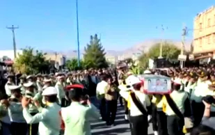 پیکر شهید مدافع نظم و امنیت در ایذه تشییع و خاکسپاری شد