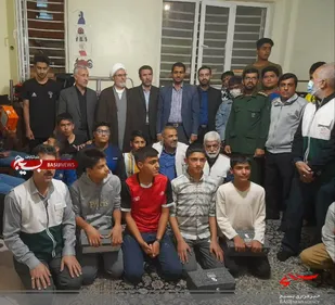 مراسم دیدار و همدلی از خوابگاه پسرانه مجتمع فرزندان بهزیستی