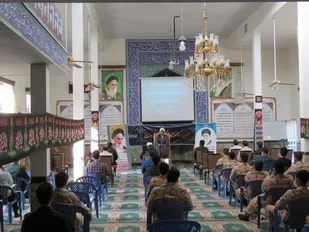 برگزاری مراسم اربعین سرور و سالار شهیدان امام حسین (ع) در ناحیه مرکزی یزد