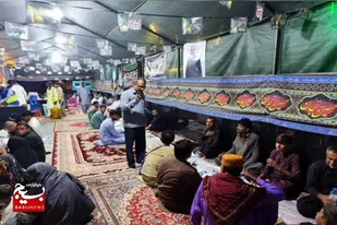 موکب حضرت ابوالفضل (ع) شهرستان نیکشهر اماده پذیرایی زائران حرم اباعبدالله (ع)