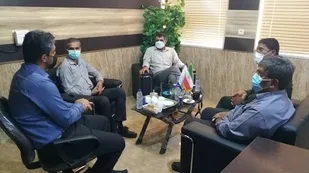 بازدیدمعاون تربیت بدنی سپاه امام سجاد علیه السلام هرمزگان از ناحیه سپاه بستک
