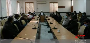 مانور مشترک یک روزه مرکز بهداشت و نیروهای داوطلب بسیجی در شیروان