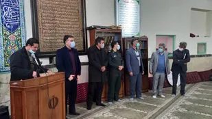 میز خدمت قرارگاه تولید سپاه ناحیه سمنان در&nbsp; روستای جام و دوزهیر و آبخوری+ عکس