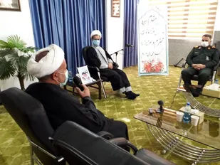 دیدار فرماندهان سپاه جوادالائمه(ع) با نماینده ولی فقیه در خراسان شمالی