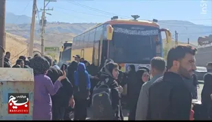 اعزام کاروان زیارتی ۸۰ نفری روستای دره نی شهرستان باغملک به کربلایی معلی
