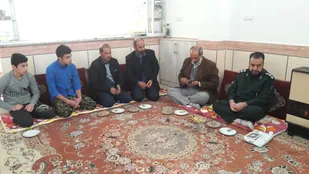دیدار معاون هماهنگ کننده سپاه استان سمنان با رزمندگان مدافع حرم شهر کلاته خیج+ تصاویر