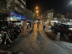 تور ایست و بازرسی  توسط بسیجیان گردان 10 امام حسین برگزار شد