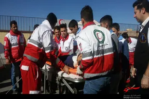 مانور زلزله در دبیرستان پژوهش ملایر