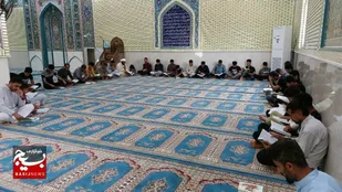 محفل نورانی جزء خوانی قرآن کریم در روستای منصوره سادات شادگان