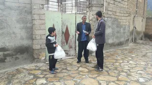 توزیع ماسک در سپاه ناحیه صحنه